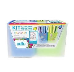 KIT PORTA OBJETOS FULL COLOR C/2 AZ E VD