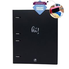 CADERNO ARGOLADO COLEGIAL PRETO