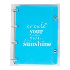 CADERNO ARGOLADO UNIV. PVC AZ TURQUESA