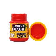 TINTA TEMPERA GUACHE 15ML VERMELHO FOGO