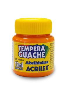 TINTA TEMPERA GUACHE 15ML LARANJA