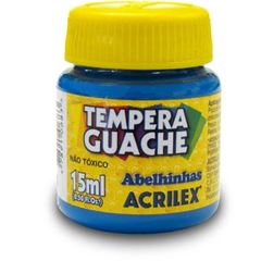 TINTA TEMPERA GUACHA 15ML AZUL