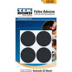 FELTRO REDONDO 35MM PRETO CART C/8UN