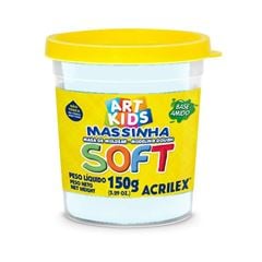 MASSA DE MODELAR SOFT 150G BRANCO NEVE