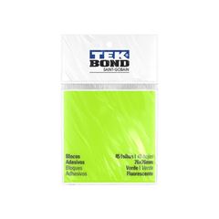 BLOCO VERDE FLUORESCENTE 76X76 C/45FL