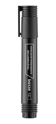 MARCADOR PERM. BAZZE REC. PRETO