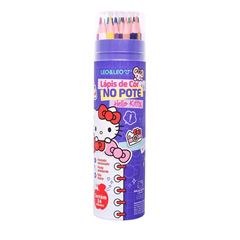LAPIS 24 CORES NO POTE HELLO KITTY