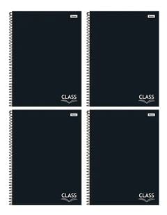 CADERNO 01X1 CLASS PRETO C.D 80FL