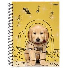 CADERNO UNIV. MY PETS C.D B/A C/80FL