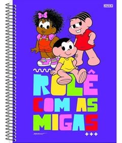 CADERNO UNIV. MONICA C.D B/A C/80FL