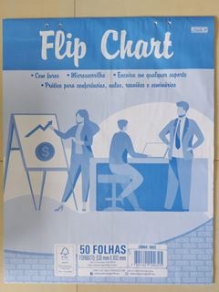 FLIP CHART SAO DOMINGOS 630X800 C/50FLS