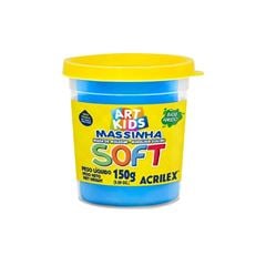 MASSA DE MODELAR SOFT 150G AZUL