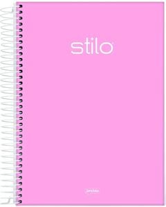 CADERNO UNIV STILO RS PASTEL 10X1 160FL