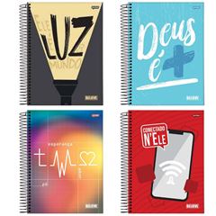 CADERNO UNIV BELIEVE 12X1 192FL