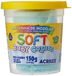 MASSA DE MODELAR SOFT 150G AZUL BEBE