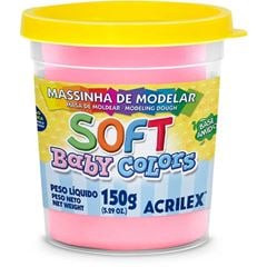 MASSA DE MODELAR SOFT 150G ROSA BEBE