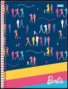 CADERNO ESPIRAL BARBIE C.D C/80FL