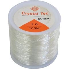FIO DE SILICONE 1.0 TRANSPARENTE C/100MT