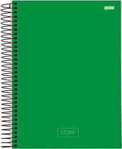 CADERNO ESP UNIV STOMP VD 10X1 200FL