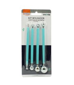 KIT BOLEADORES 4 PECAS C/ PONTA DE METAL