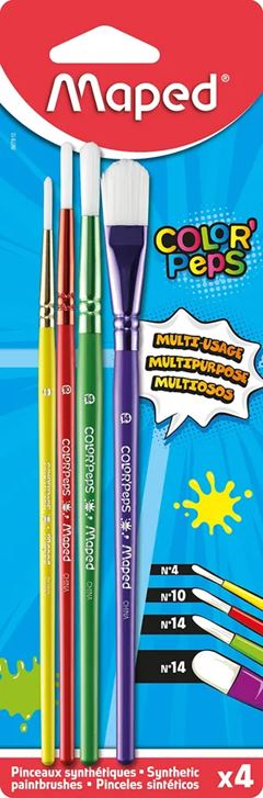 KIT DE PINCEL COLORPEPS BLISTER.C/4UN