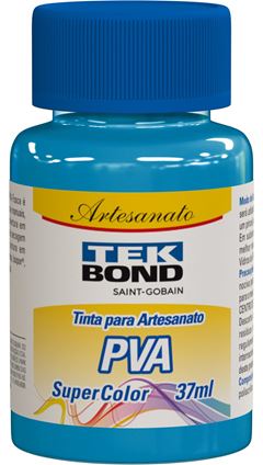 TINTA PVA SUPER COLOR AZUL CARIBE 37ML