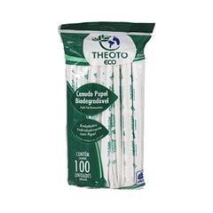 CANUDO D/ PAPEL BIODEGRADAVEL ECO 100UN