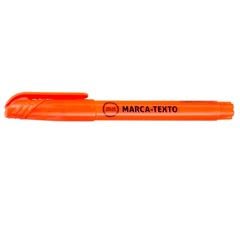 MARCA TEXTO LARANJA PONTA CHANFRADA