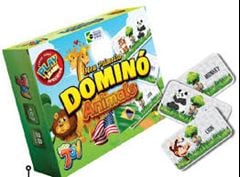DOMINO ANIMAL INGLES 28 PCS MDF 3MM