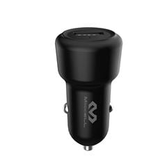 CARREGADOR VEICULAR 2 USB  - PRETO 2.4A