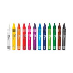 GIZ DE CERA JUMBO TRIANGULAR 12 CORES