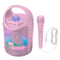 CAIXA DE SOM HELLO KITTY C/MICROFONE LED