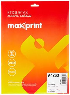 ETIQUETA A4263 INKJET A4 C/25FL