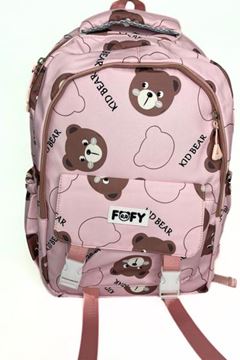MOCHILA ESCOLAR URSINHO TEDDY ROSA