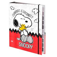 FICHARIO UNIVERSITARIO C/ELASTICO SNOOPY