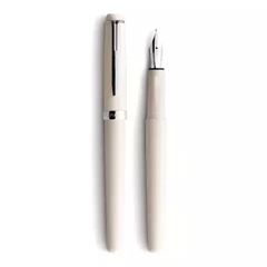 CANETA TINTEIRO MOD.01-WHITE-AZUL