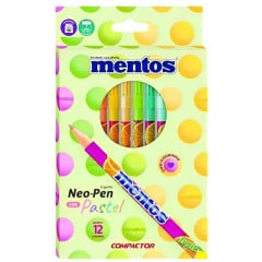 CANETA HIDRO.12 CORES NEO PEN MENTOS GIG
