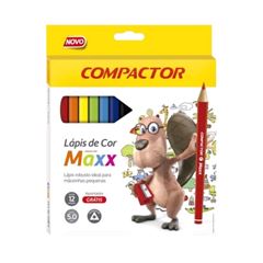 KIT LAPIS DE COR COMPACTOR MAXX C/12