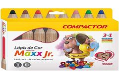 LAPIS DE COR COMPACTOR MAXX JR.C/8