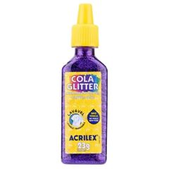 COLA GLITTER VIOLETA 23G ACRILEX