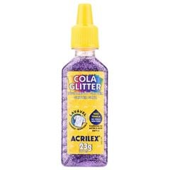 COLA GLITTER LILAS 23G ACRILEX