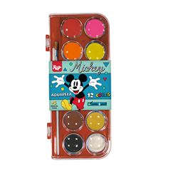 AQUARELA 12 CORES MICKEY C/ PINCEL