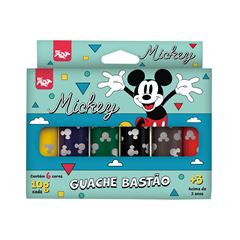 TINTA GUACHE 6 CORES MICKEY