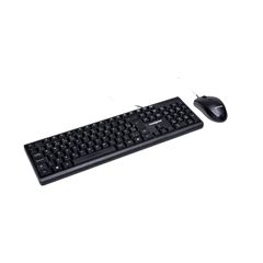 KIT MOUSE TECLADO CF1001 PRETO C/ FIO