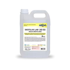 AGUA DESTILAX LAB AD-02 C/5L