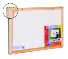 QUADRO BRANCO POP MADEIRA 120X90