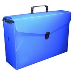 MALETA C/6 PASTAS SUSPENSAS AZUL