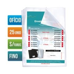 ENVELOPE PLASTICO OFC FINO S/F C/25
