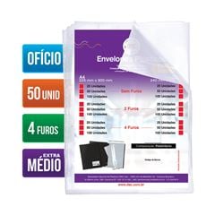 ENVELOPE PLASTICO EXT.MEDIO OFC 4F C/50