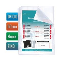 ENVELOPE PLASTICO OFC FINO 4F C/50
